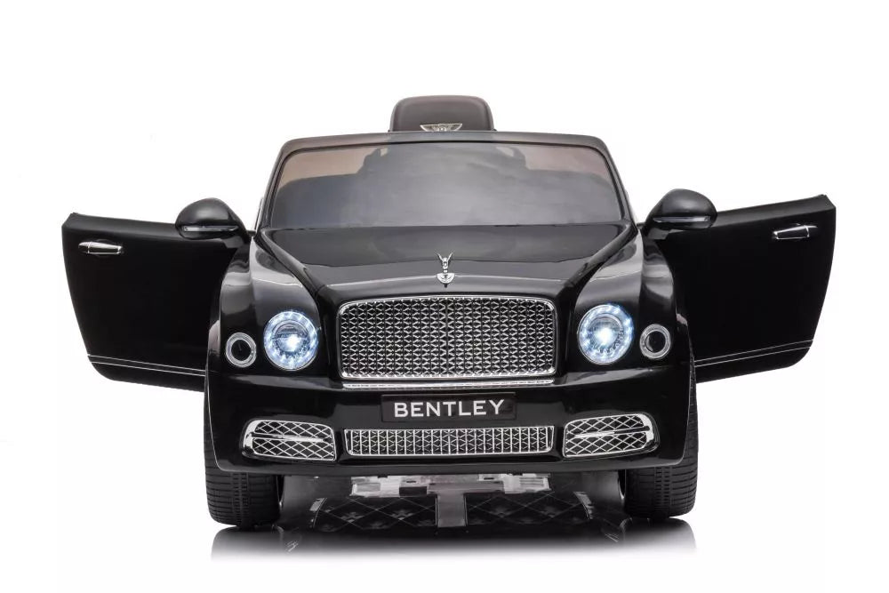 Vaikiškas elektromobilis Bentley Mulsanne, 12 V, su nuotolinio valdymo pultu, juodas