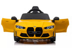 Vaikiškas elektromobilis BMW, 12 V, 2x45W, geltonas