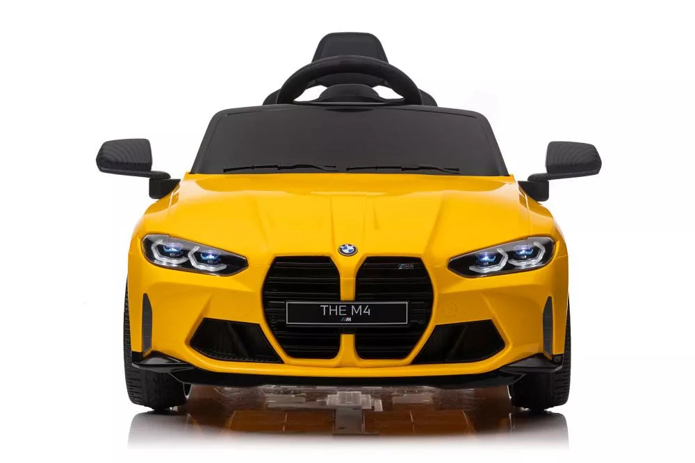 Vaikiškas elektromobilis BMW, 12 V, 2x45W, geltonas