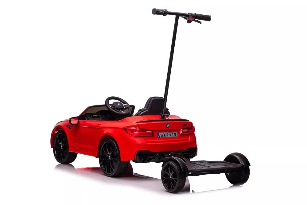 Vaikiškas elektromobilis BMW M5, 12 V, 2x45 W, raudonas
