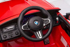 Vaikiškas elektromobilis BMW M5, 12 V, 2x45 W, raudonas