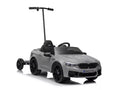 Vaikiškas elektromobilis BMW M5, 12 V, su nuotolinio valdymo pultu, sidabrinis