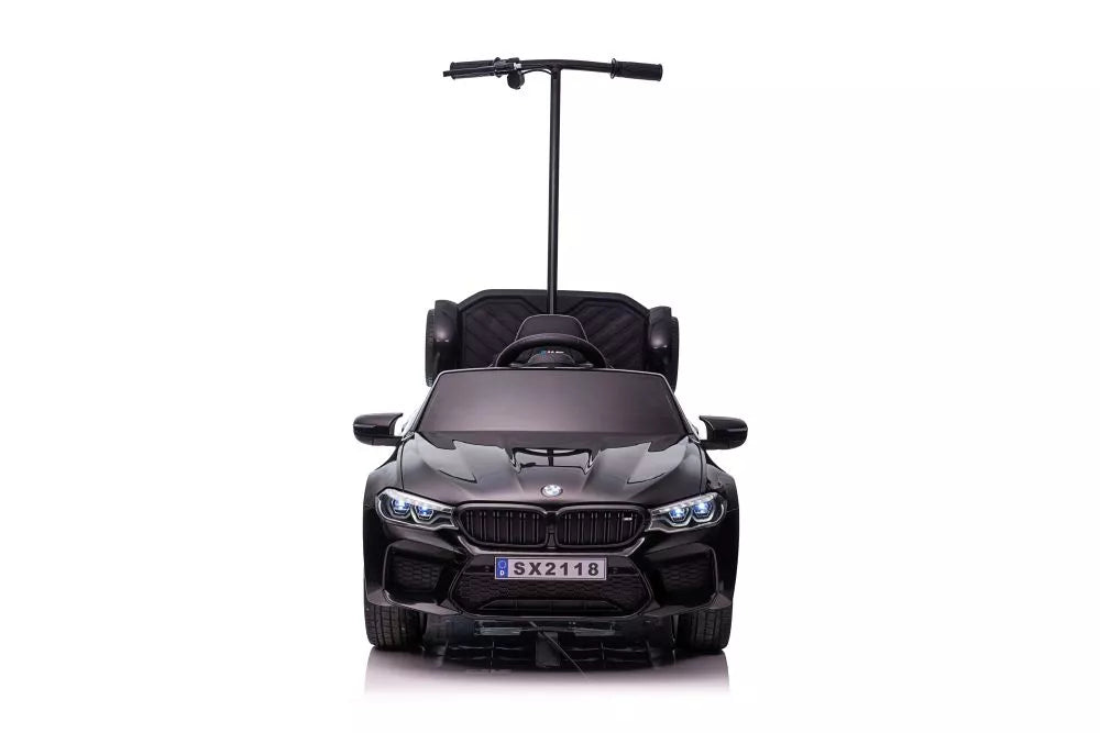 Vaikiškas elektromobilis BMW M5, 12V, 2x45W, su pulteliu, juodas