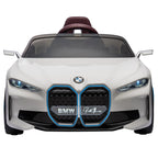 Vaikiškas elektromobilis BMW su nuotolinio valdymo pulteliu, 3-5 km/h iki 30 kg, baltas (3-6 metų vaikams)