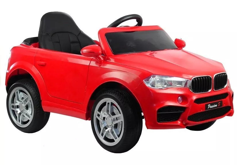 Vaikiškas elektromobilis BMW X6, 12 V, raudonas