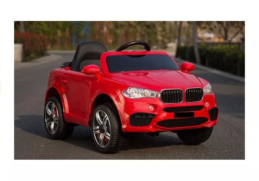 Vaikiškas elektromobilis BMW X6, 12 V, raudonas