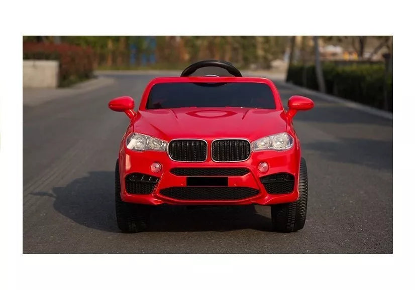 Vaikiškas elektromobilis BMW X6, 12 V, raudonas