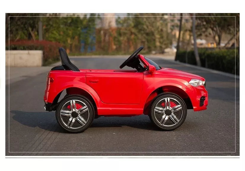 Vaikiškas elektromobilis BMW X6, 12 V, raudonas