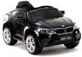 Vaikiškas elektromobilis BMW X6M, 12 V, 2 sėdimų vietų, juodas