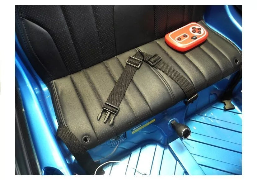 Vaikiškas elektromobilis BMW X6M, 12 V, 3 greičio režimai, mėlynas