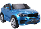 Vaikiškas elektromobilis BMW X6M, 12 V, 3 greičio režimai, mėlynas