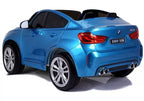 Vaikiškas elektromobilis BMW X6M, 12 V, 3 greičio režimai, mėlynas