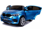 Vaikiškas elektromobilis BMW X6M, 12 V, 3 greičio režimai, mėlynas