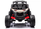 Vaikiškas elektromobilis Can-Am Maverick RS, 12V, 2x45W, su nuotolinio valdymo pulteliu, chaki