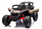 Vaikiškas elektromobilis Can-Am Maverick RS, 12V, 2x45W, su nuotolinio valdymo pulteliu, chaki