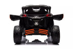 Vaikiškas elektromobilis Can-Am Maverick X3, 24 V, 4x200W, su pulteliu, oranžinis
