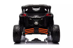Vaikiškas elektromobilis Can-Am Maverick X3, 24 V, 4x200W, su pulteliu, oranžinis
