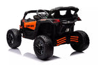 Vaikiškas elektromobilis Can-Am Maverick X3, 24 V, 4x200W, su pulteliu, oranžinis