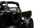 Vaikiškas elektromobilis Can-Am Maverick XRS, 24 V, 4x200 W, su nuotolinio valdymo pultu, žalias