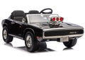 Vaikiškas elektromobilis Dodge Charger R/T, 24 V, 2 × 200 W, juodas