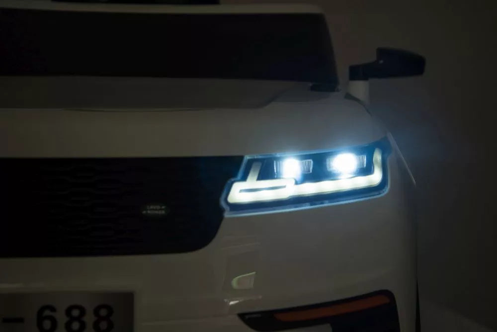 Vaikiškas elektromobilis Drift, 12V, su nuotolinio valdymo pultu, baltas