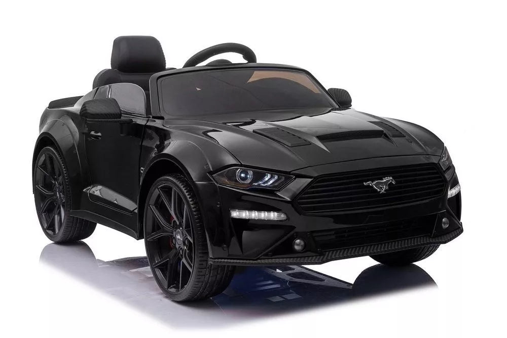 Vaikiškas elektromobilis Ford Mustang GT, 2 × 12 V, juodas