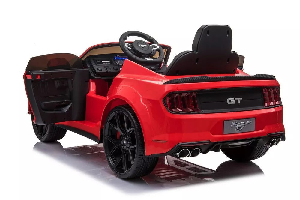 Vaikiškas elektromobilis Ford Mustang GT, 24 V, 2 × 200 W, raudonas