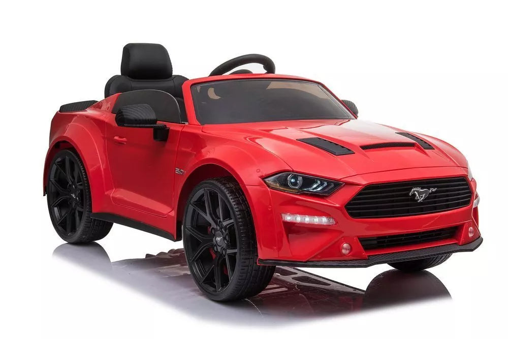 Vaikiškas elektromobilis Ford Mustang GT, 24 V, 2 × 200 W, raudonas