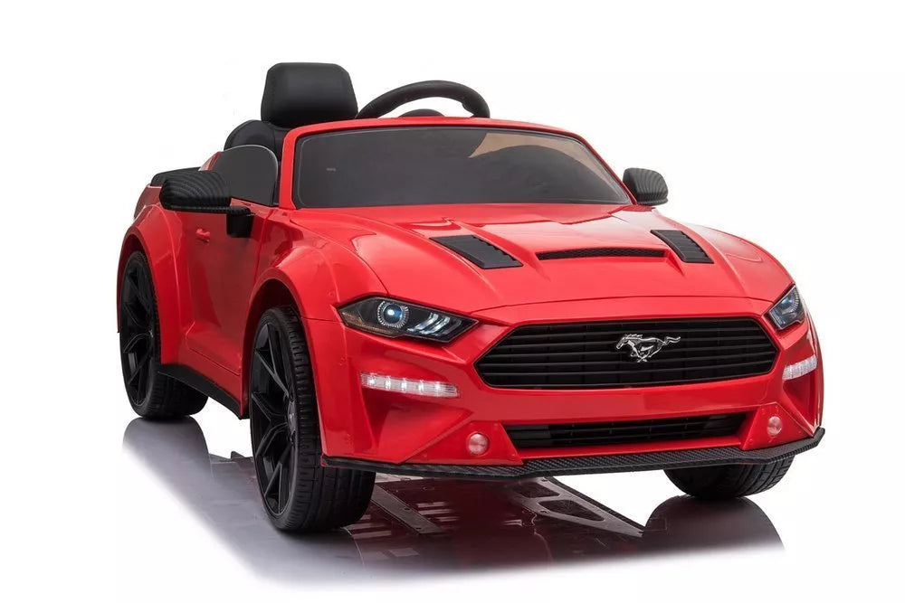 Vaikiškas elektromobilis Ford Mustang GT, 24 V, 2 × 200 W, raudonas