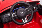 Vaikiškas elektromobilis Ford Mustang GT, 24 V, 2 × 200 W, raudonas