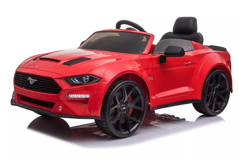 Vaikiškas elektromobilis Ford Mustang GT, 24 V, 2 × 200 W, raudonas