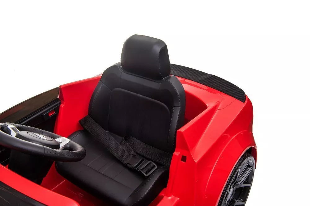 Vaikiškas elektromobilis Ford Mustang GT, 24 V, 2 × 200 W, raudonas