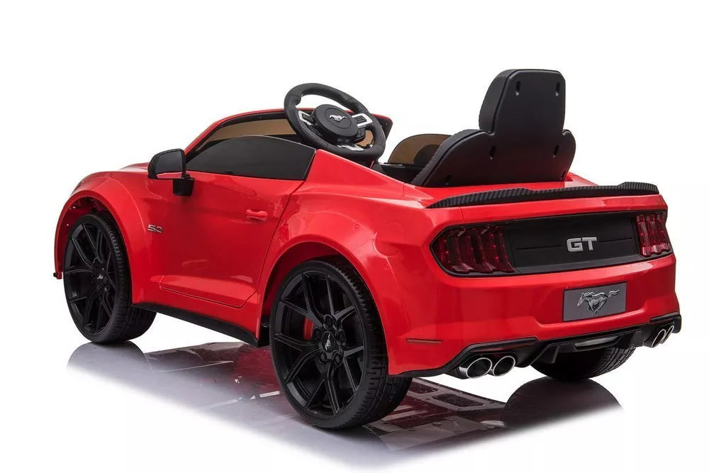 Vaikiškas elektromobilis Ford Mustang GT, 24 V, 2 × 200 W, raudonas