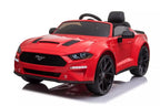 Vaikiškas elektromobilis Ford Mustang GT, 24 V, 2 × 200 W, raudonas