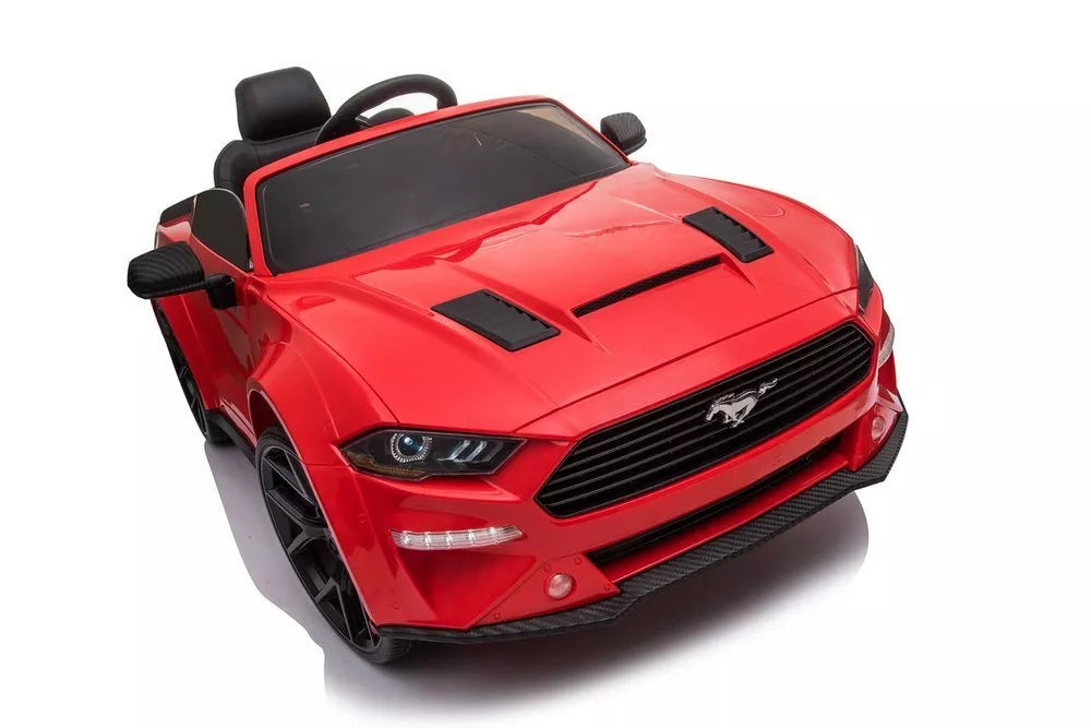 Vaikiškas elektromobilis Ford Mustang GT, 24 V, 2 × 200 W, raudonas