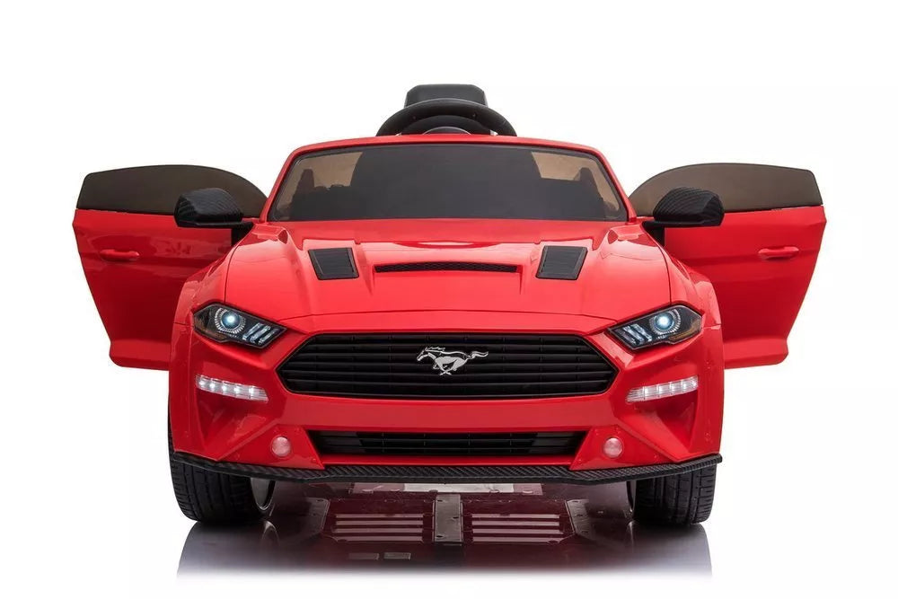 Vaikiškas elektromobilis Ford Mustang GT, 24 V, 2 × 200 W, raudonas