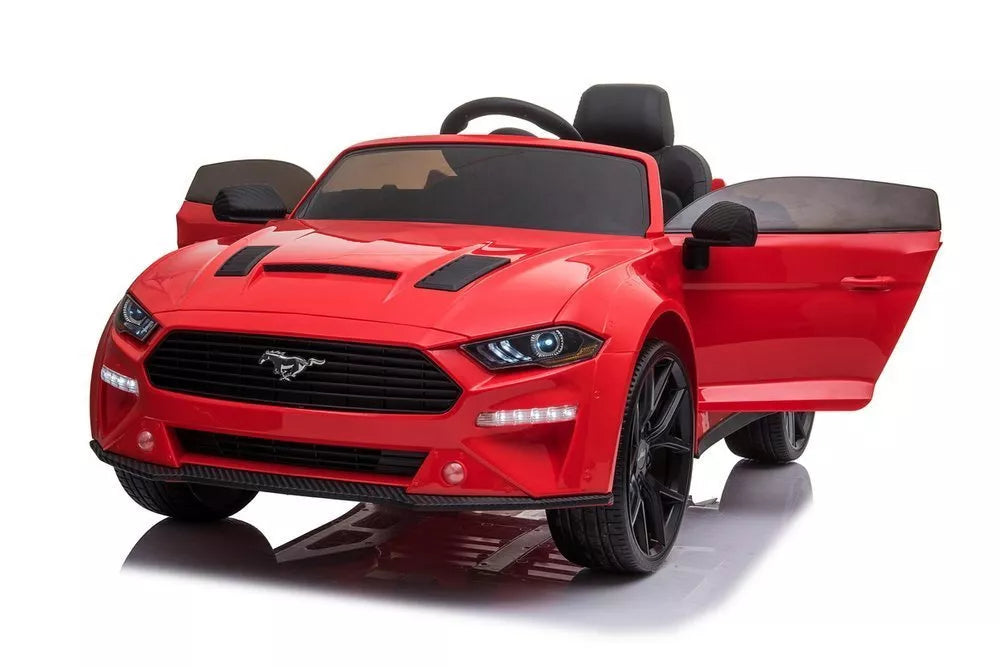 Vaikiškas elektromobilis Ford Mustang GT, 24 V, 2 × 200 W, raudonas