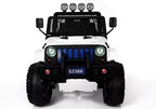 Vaikiškas elektromobilis Jeep, 12 V, 4x45 W, baltas