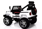 Vaikiškas elektromobilis Jeep, 12 V, 4x45 W, baltas