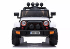Vaikiškas elektromobilis Jeep, 12 V, 4x45 W, baltas