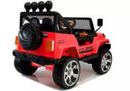Vaikiškas elektromobilis Jeep, 12 V, 4x45 W, su nuotolinio valdymo pultu, baltas