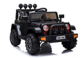 Vaikiškas elektromobilis Jeep, 12 V, 4x45W, su nuotolinio valdymo pultu, juodas