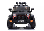 Vaikiškas elektromobilis Jeep, 12 V, 4x45W, su nuotolinio valdymo pultu, juodas