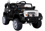 Vaikiškas elektromobilis Jeep, 12 V, su nuotolinio valdymo pultu, juodas