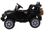 Vaikiškas elektromobilis Jeep, 12 V, su nuotolinio valdymo pultu, juodas