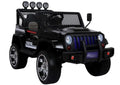 Vaikiškas elektromobilis Jeep, 12 V, su nuotolinio valdymo pultu, juodas