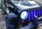 Vaikiškas elektromobilis Jeep, 12 V, su nuotolinio valdymo pultu, juodas