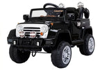 Vaikiškas elektromobilis Jeep, 12 V, su nuotolinio valdymo pultu, juodas