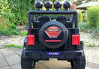 Vaikiškas elektromobilis Jeep, 12 V, su nuotolinio valdymo pultu, juodas