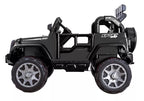 Vaikiškas elektromobilis Jeep, 12 V, su nuotolinio valdymo pultu, juodas